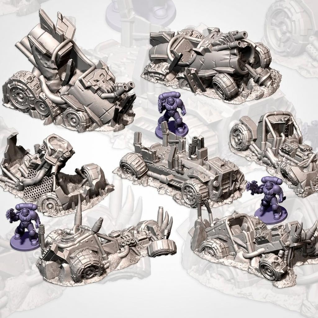 Orc Boys, Wreck Pack, Sci-Fi Terrain