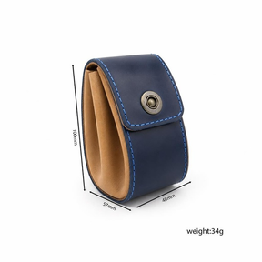 Magnetic Dice Pouch, Natural Leather