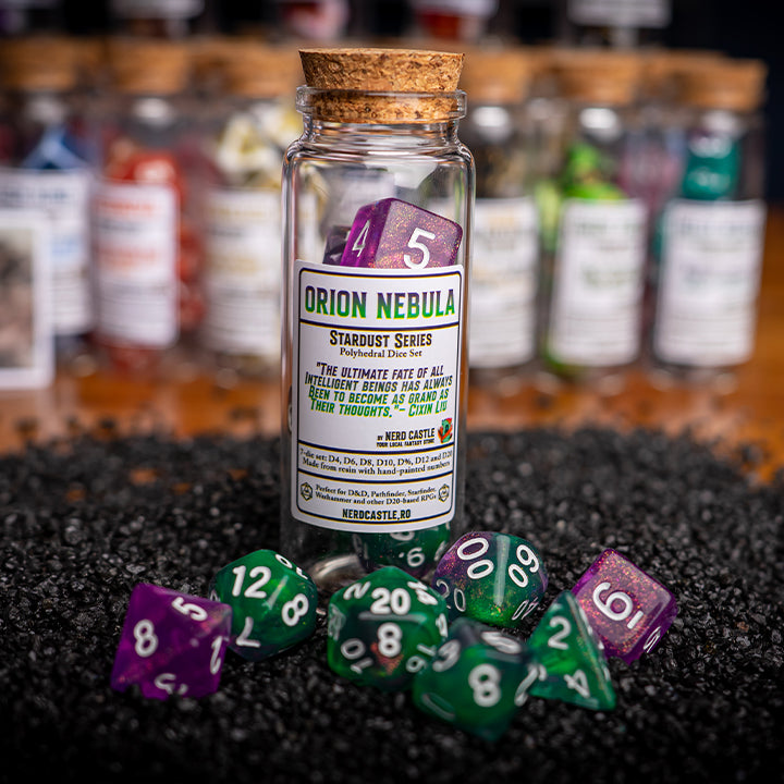 Orion Nebula, Stardust Series, Dice Set