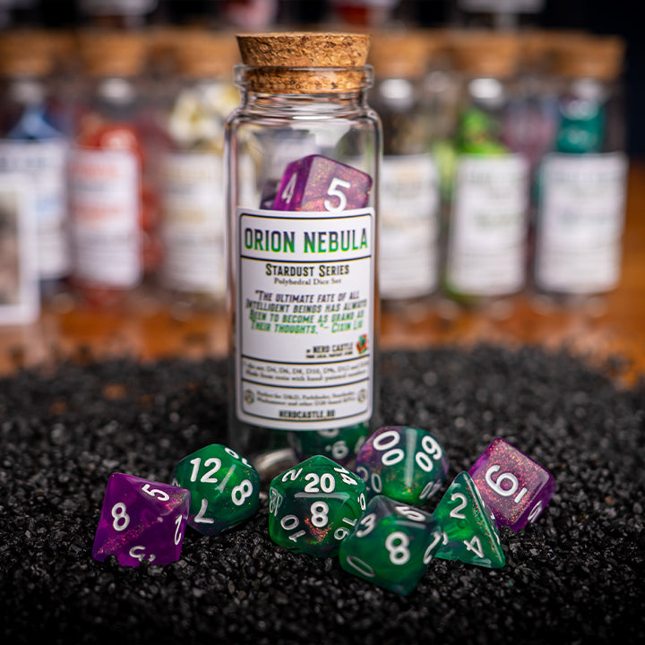 Orion Nebula, Stardust Series, Dice Set