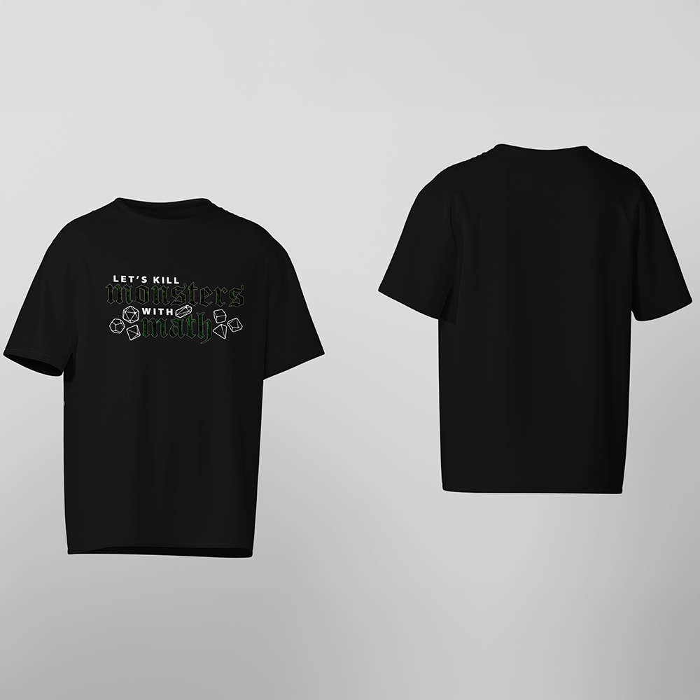 D&D T-Shirt, Monster Math, Light Cotton, Unisex