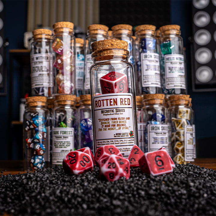 Rotten Red, Necrotic Series, Dice Set