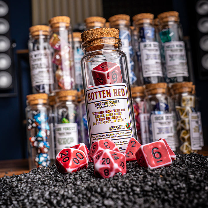 Rotten Red, Necrotic Series, Dice Set