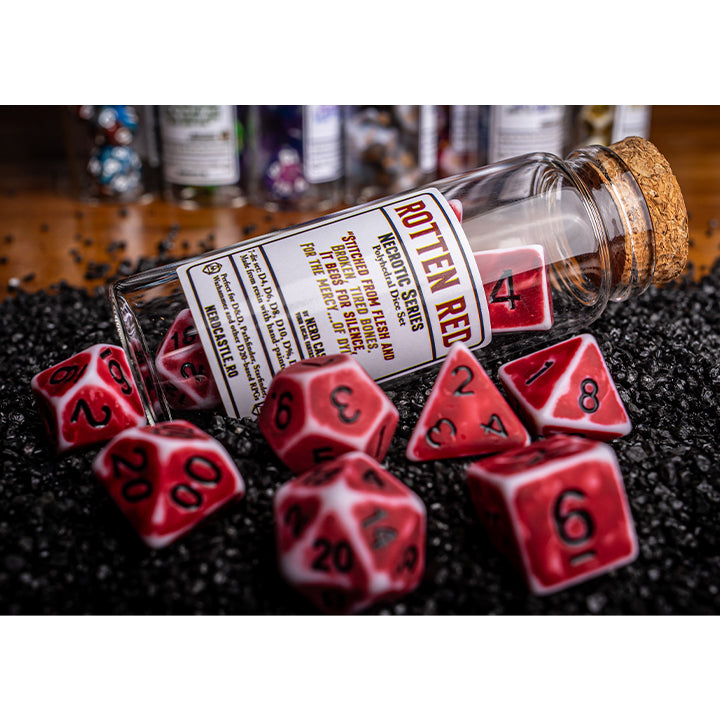 Rotten Red, Necrotic Series, Dice Set