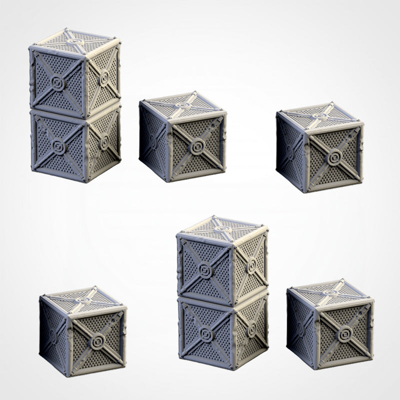 Small Containers Pack, WTC Modular Warhammer 40K Props