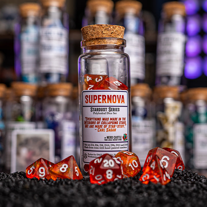 Supernova, Stardust Series, Dice Set
