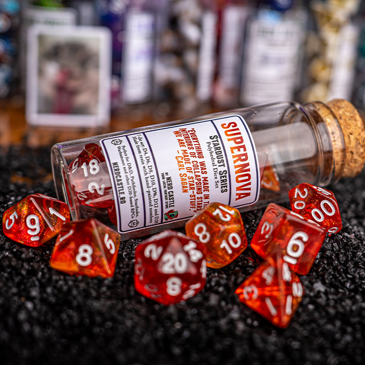 Supernova, Stardust Series, Dice Set