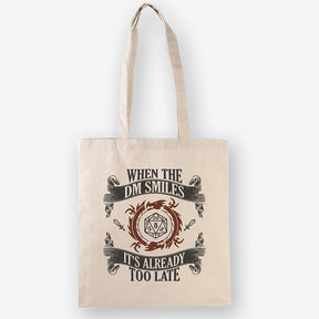 Dungeons & Dragons Tote Bag, Smiling DM, Heavy Cotton
