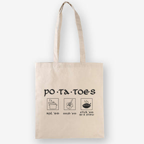 Dungeons & Dragons Tote Bag, Po-Ta-Toes, Heavy Cotton
