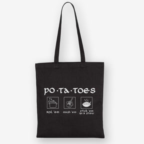 Dungeons & Dragons Tote Bag, Po-Ta-Toes, Heavy Cotton