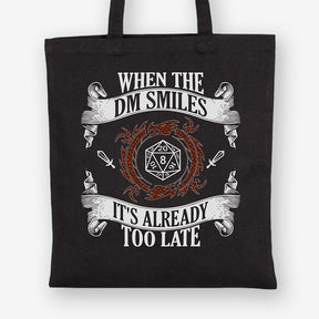 Dungeons & Dragons Tote Bag, Smiling DM, Heavy Cotton