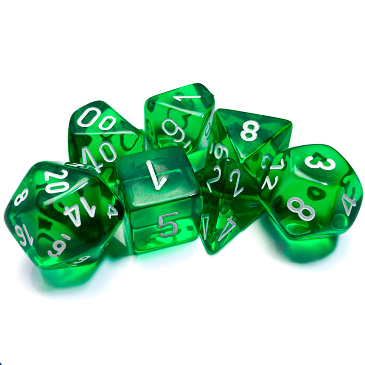 7 Zaruri Chessex, Translucent Green/White