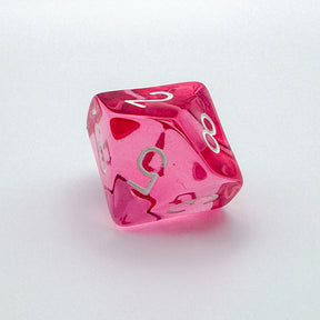 7 Zaruri Chessex, Translucent Pink/White