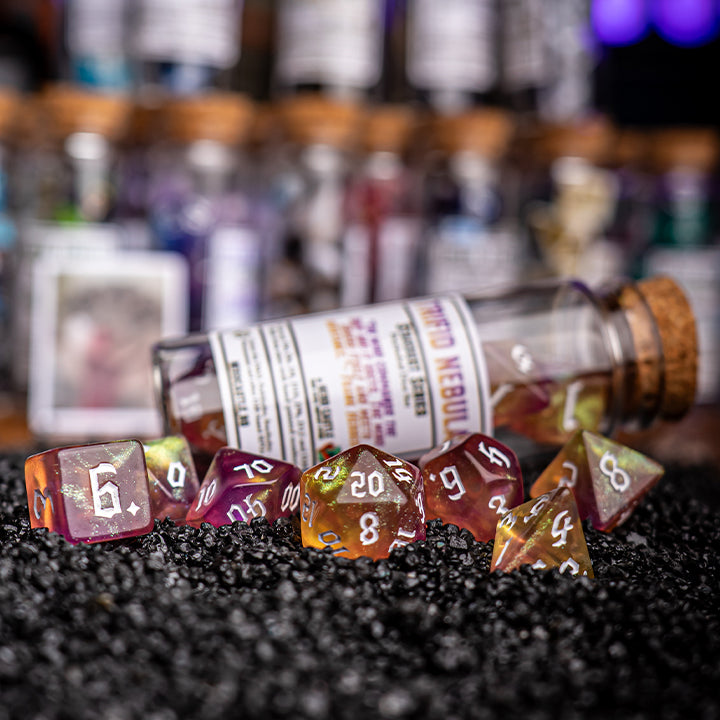 Trifid Nebula, Stardust Series, Dice Set