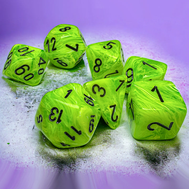 7 Zaruri Chessex, Vortex Bright Green/Black