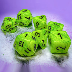 7 Zaruri Chessex, Vortex Bright Green/Black